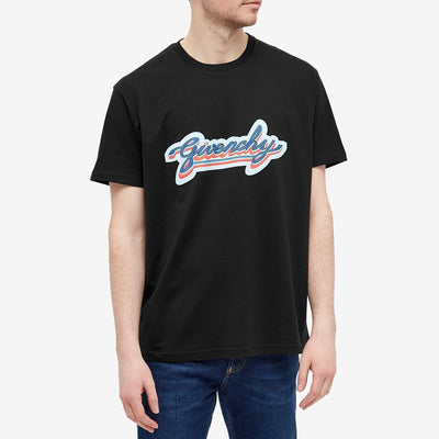 Givenchy Retro Logo T-shirt Zwart