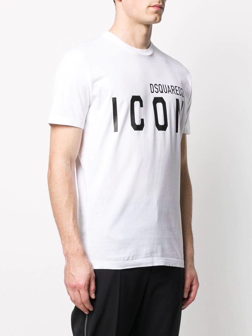 Dsquared2 Icon bedrukt T-shirt wit 