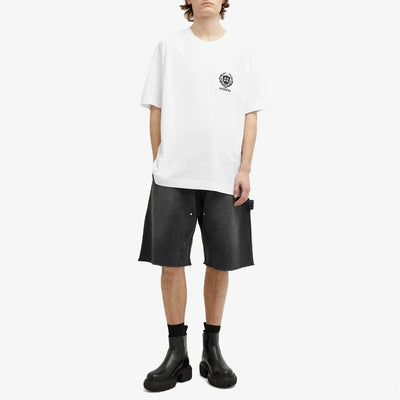Givenchy Crest Logo T-shirt in het wit