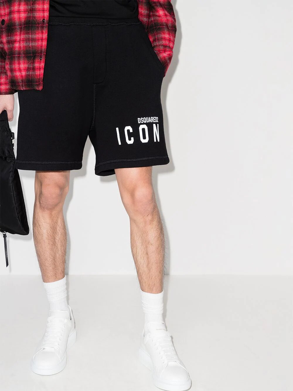 Dsquared2 Icon Logo-print short zwart