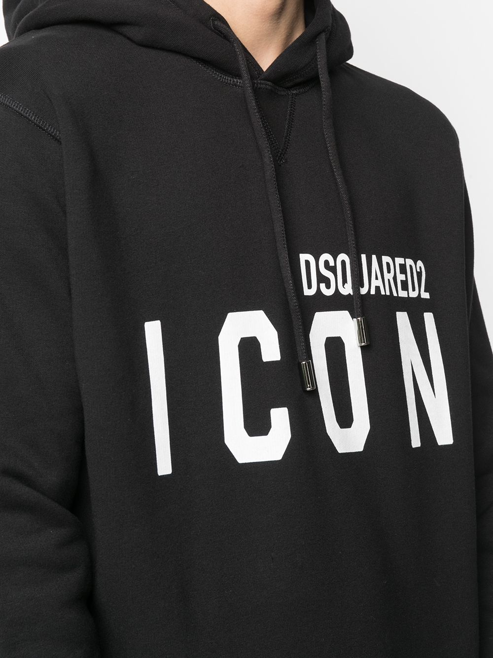 Dsquared2 Hoodie met iconenprint Zwart 