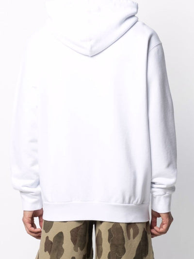 Palm Angels Red Spray Hong Kong-hoodie wit 