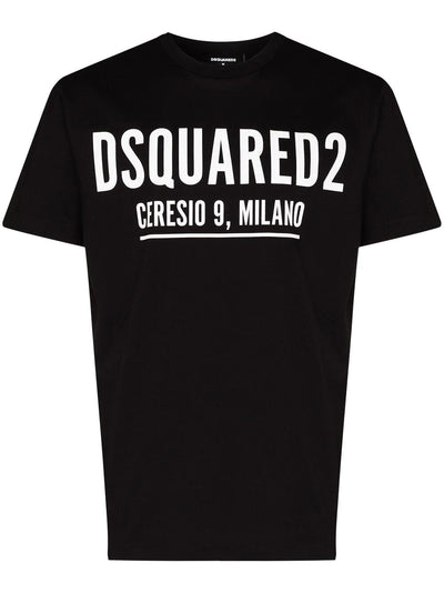 Dsquared2 Ceresio9 Cool T-shirt met logoprint in zwart 