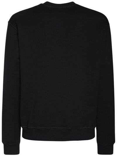 Dsquared2 Jersey sweatshirt met verticale icoonprint zwart