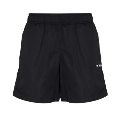 Off-White Diag Outline Zwemshort Zwart