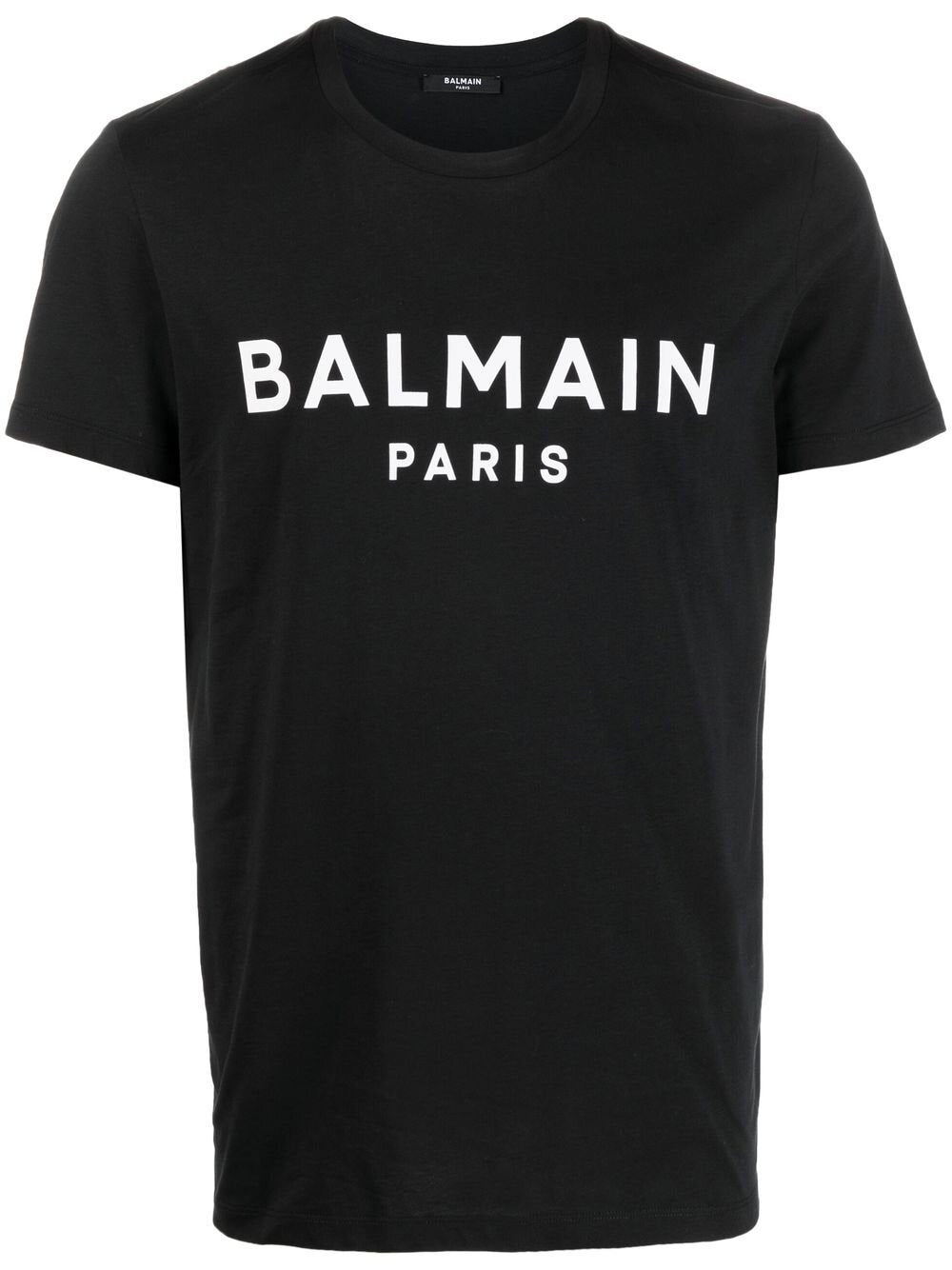 Balmain Paris Print Logo Zwart T-shirt 