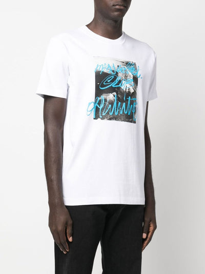 Off-White Rocks Type Print T-shirt in het wit