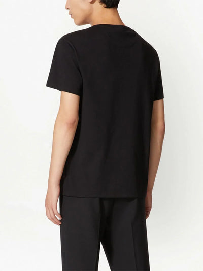 Valentino VLTN College-logo-T-shirt met print in zwart 