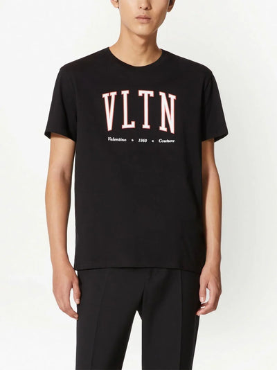 Valentino VLTN College-logo-T-shirt met print in zwart 