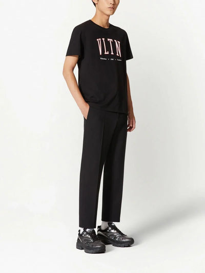Valentino VLTN College-logo-T-shirt met print in zwart 