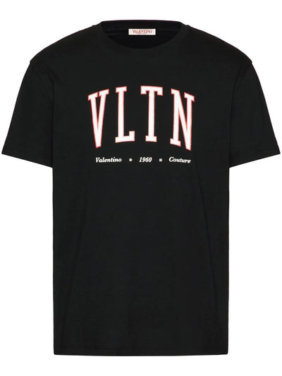 Valentino VLTN College-logo-T-shirt met print in zwart 