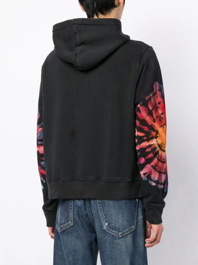 Amiri Spot Tie Dye Black Hoodie