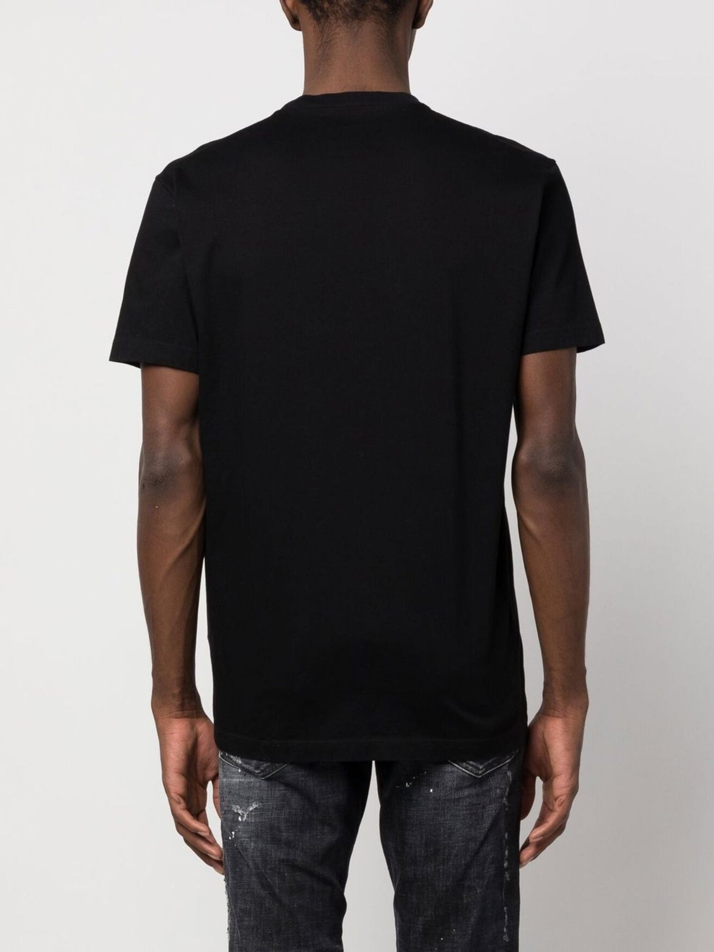 Dsquared2 Bold Maple Leaf Logo bedrukt T-shirt in zwart