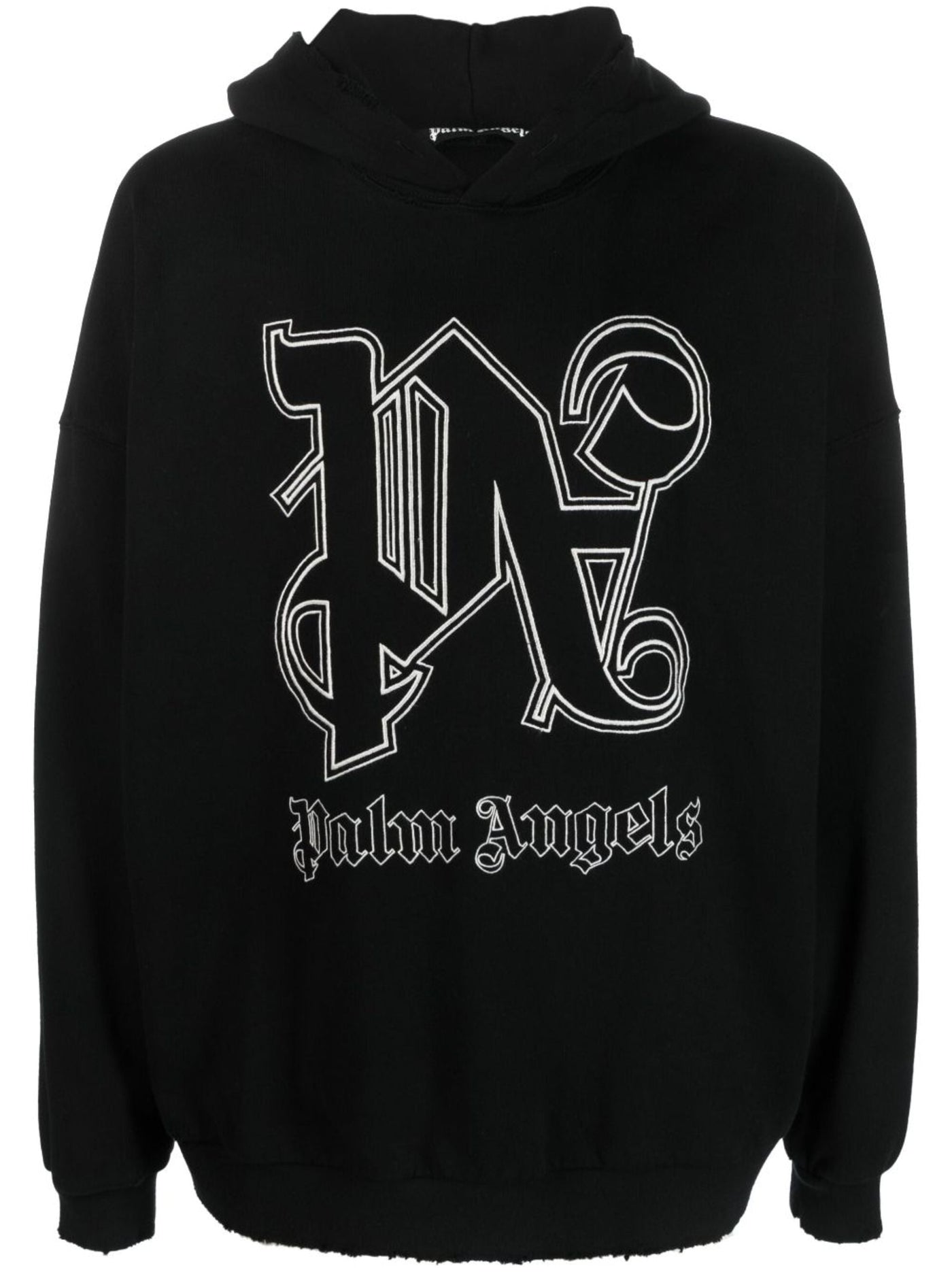 Palm Angels PA Monogram Logo Hoodie in Zwart