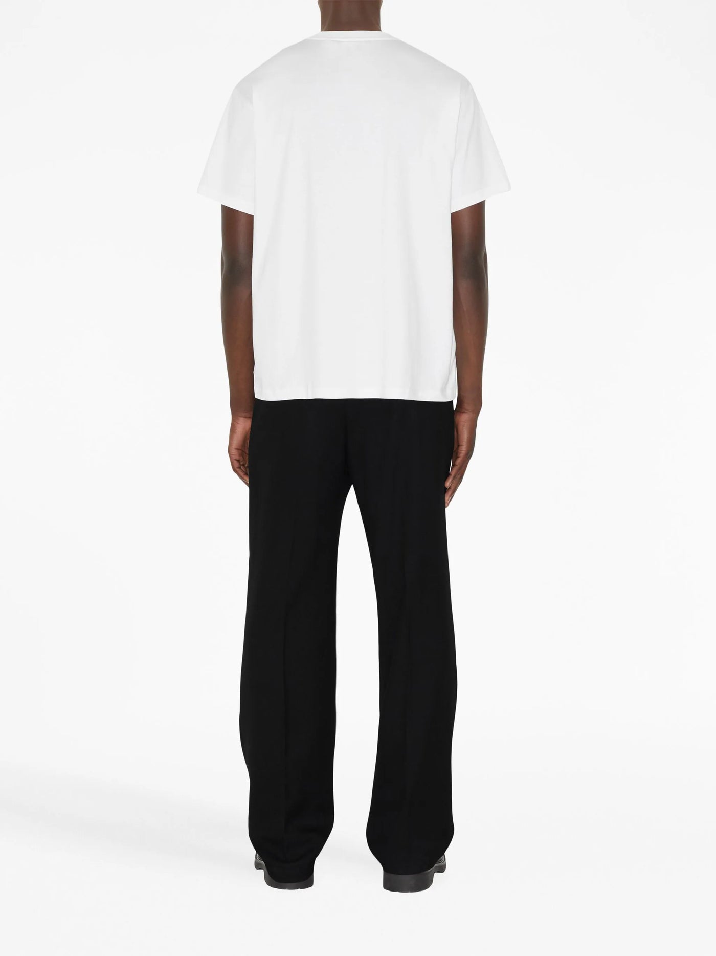 Burberry EKD Logo geborduurd T-shirt in wit