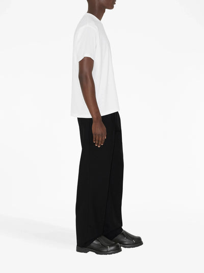 Burberry EKD Logo geborduurd T-shirt in wit