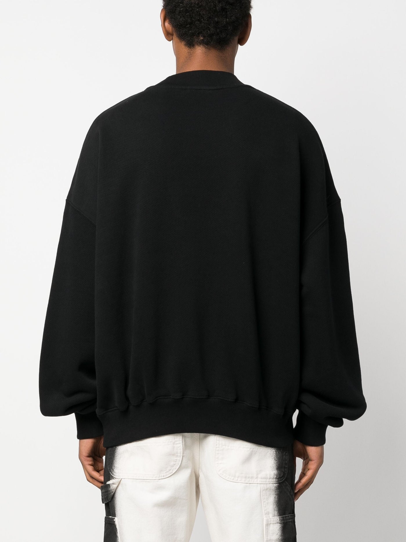 Off-White Blurr Boek Over Zwarte Sweatshirt