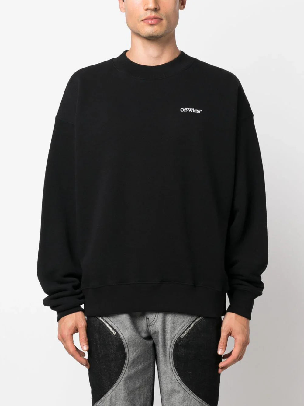 Gebroken wit Lunar Arrow Skate Sweatshirt in zwart