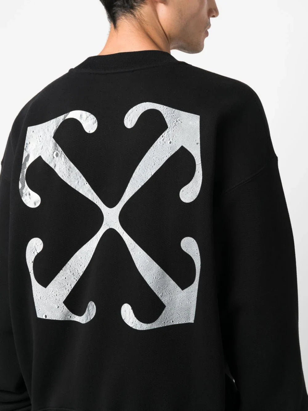 Gebroken wit Lunar Arrow Skate Sweatshirt in zwart