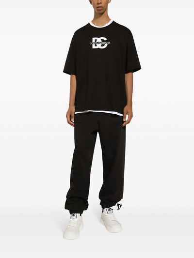 Dolce &amp; Gabbana DG T-shirt met print in zwart