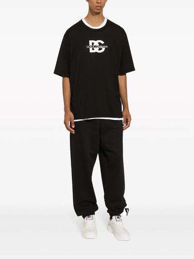Dolce &amp; Gabbana DG T-shirt met print in zwart