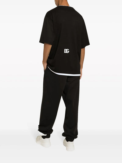 Dolce &amp; Gabbana DG T-shirt met print in zwart