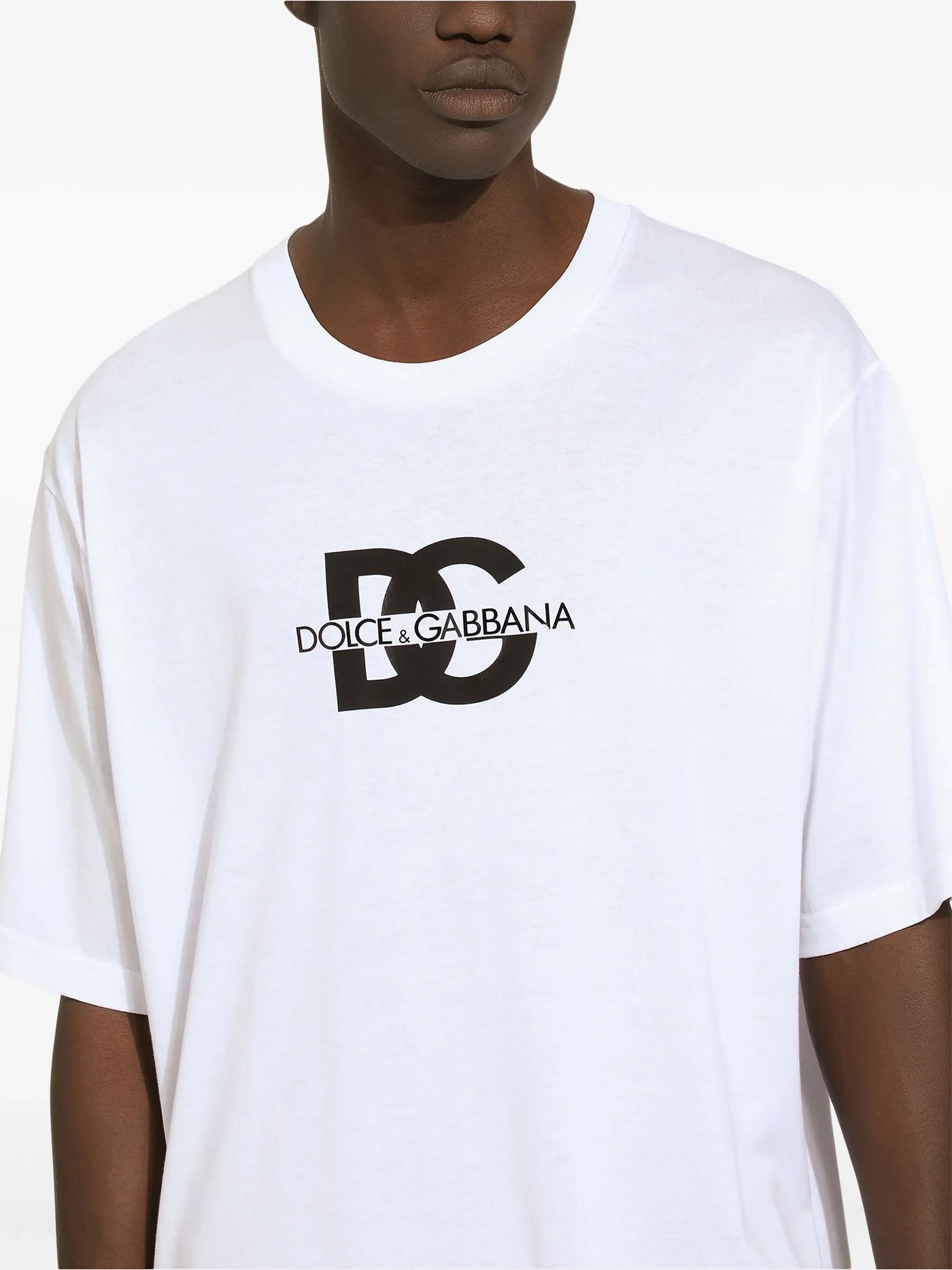 Dolce &amp; Gabbana DG T-shirt met print in wit