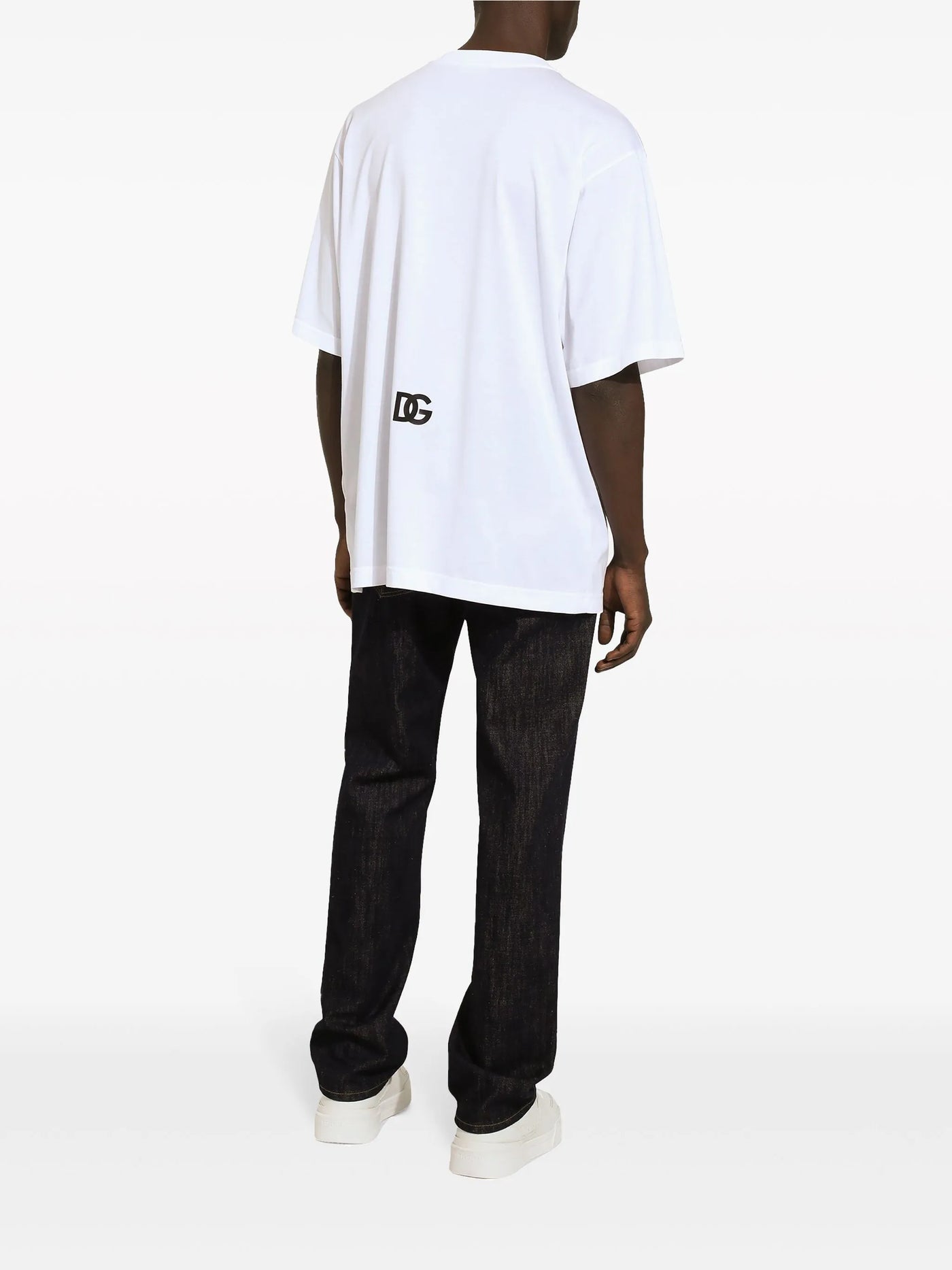 Dolce &amp; Gabbana DG T-shirt met print in wit