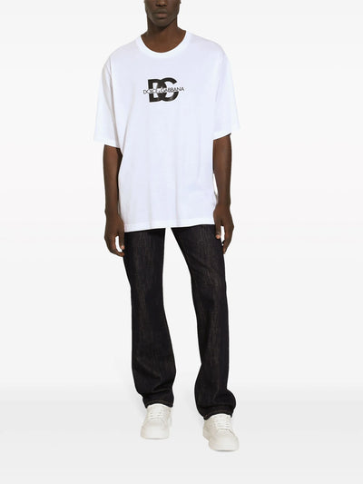 Dolce &amp; Gabbana DG T-shirt met print in wit