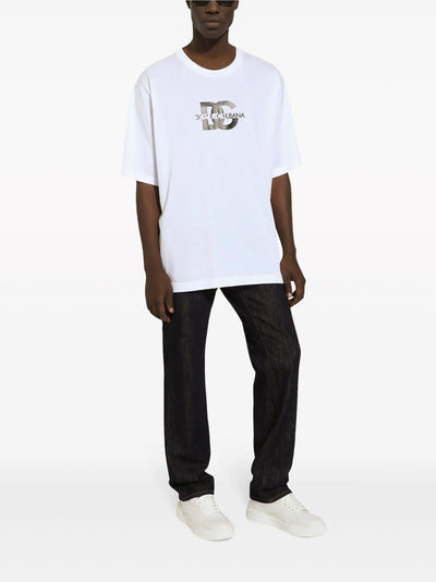 Dolce &amp; Gabbana DG T-shirt met print in wit