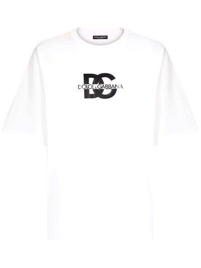 Dolce &amp; Gabbana DG T-shirt met print in wit