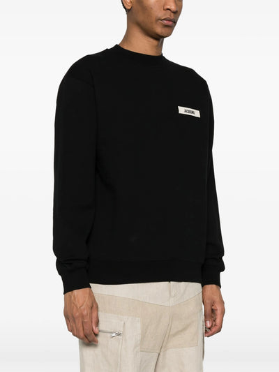 Jacquemus The Gros Grain Sweatshirt in Zwart