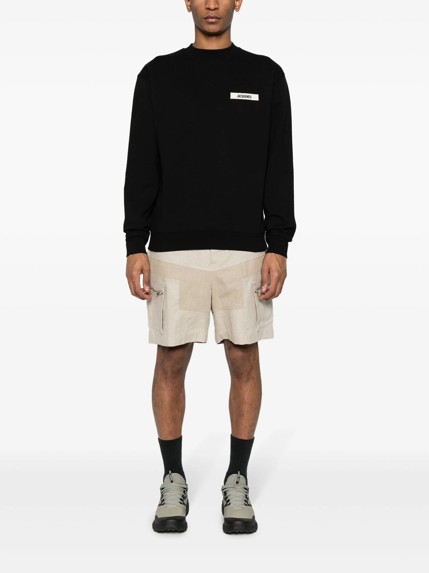 Jacquemus The Gros Grain Sweatshirt in Zwart
