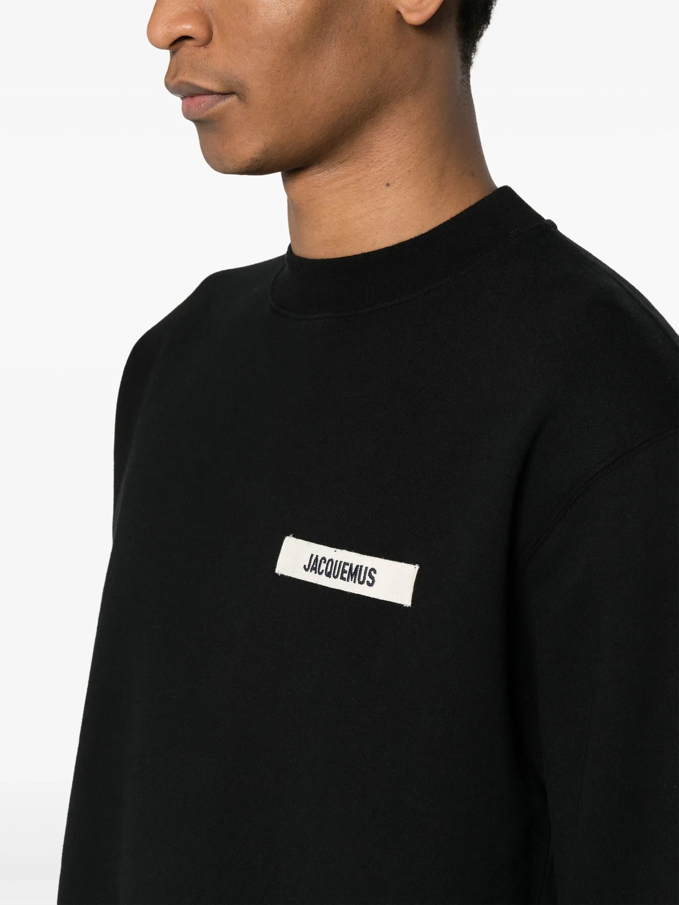 Jacquemus The Gros Grain Sweatshirt in Zwart