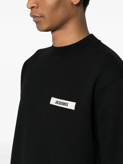 Jacquemus The Gros Grain Sweatshirt in Zwart