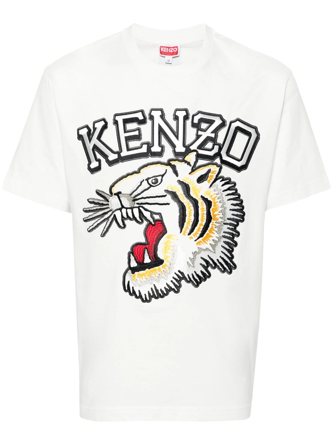 Kenzo Tiger Varsity Classic T-shirt in het wit