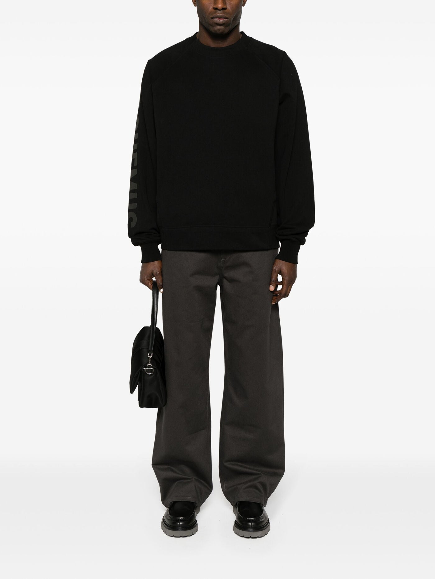 Jacquemus Le Typo Sweatshirt in Zwart