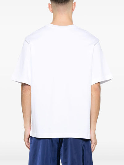 Casablanca Casa Beach Wave Printed Oversized T-Shirt in White