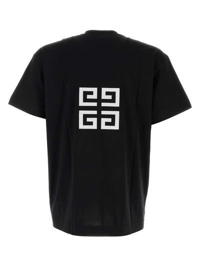 Givenchy 4G geborduurd logo bedrukt T-shirt in zwart