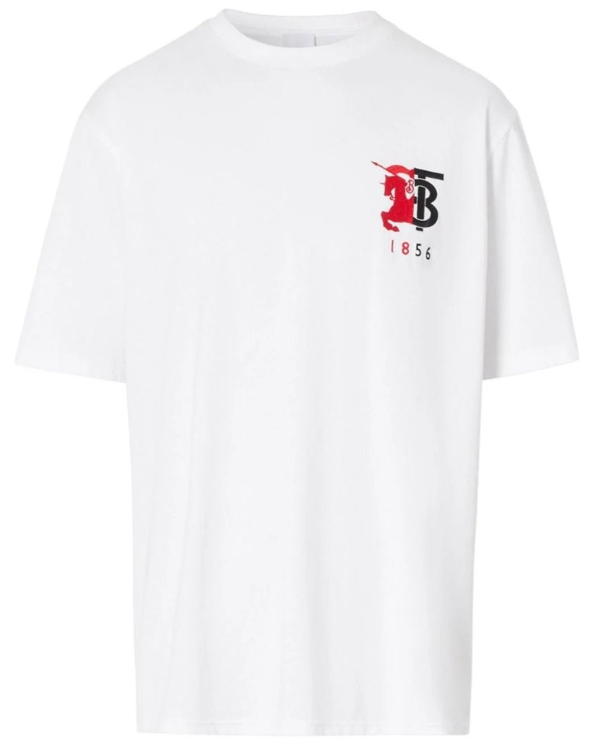 Burberry 1856 Logo Wit T-shirt