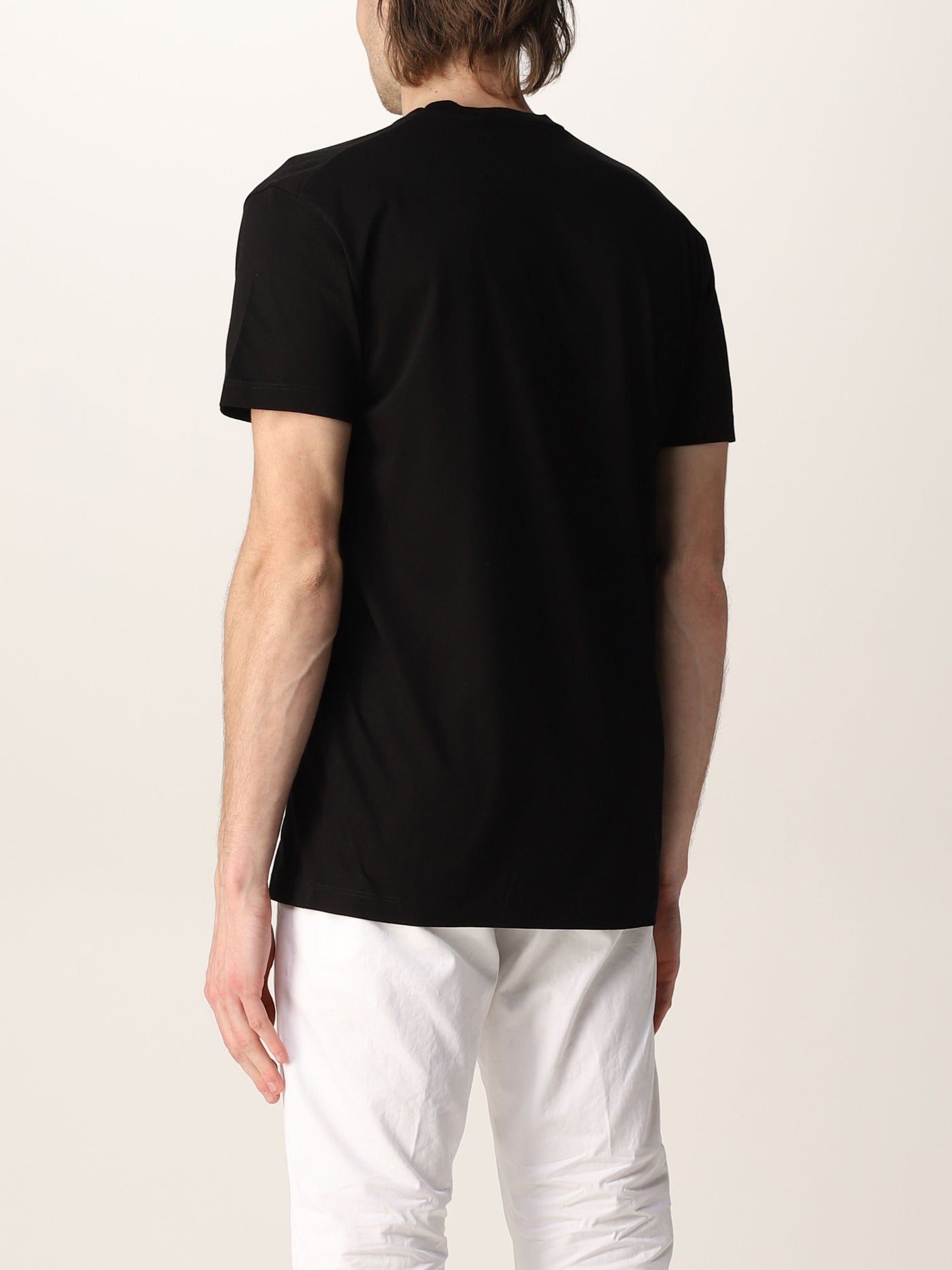Dsquared2 6495 Arrow Katoenen T-shirt Zwart