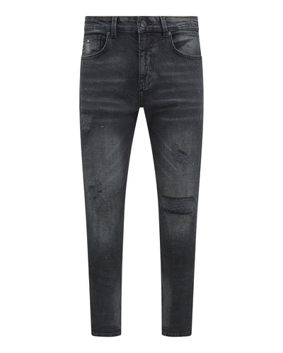 Magiri Marseille gescheurde jeans in zwart
