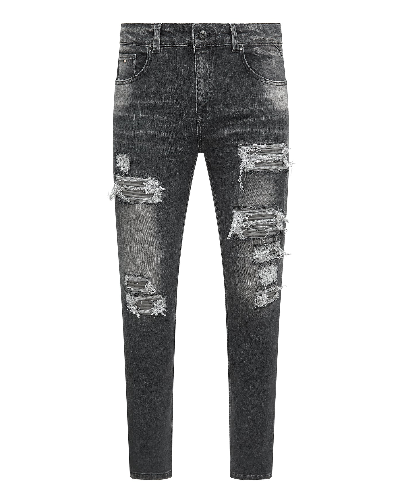 Magiri Nanterre gescheurde jeans met scheuren in grijs