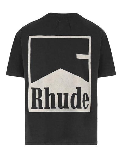 Rhude Chevron bedrukt boxy fit T-shirt in zwart