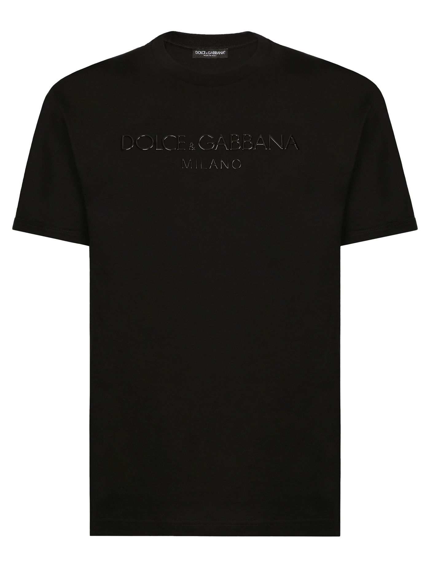 Dolce &amp; Gabbana Zwart Sicilië Logo Bedrukt T-shirt in Zwart