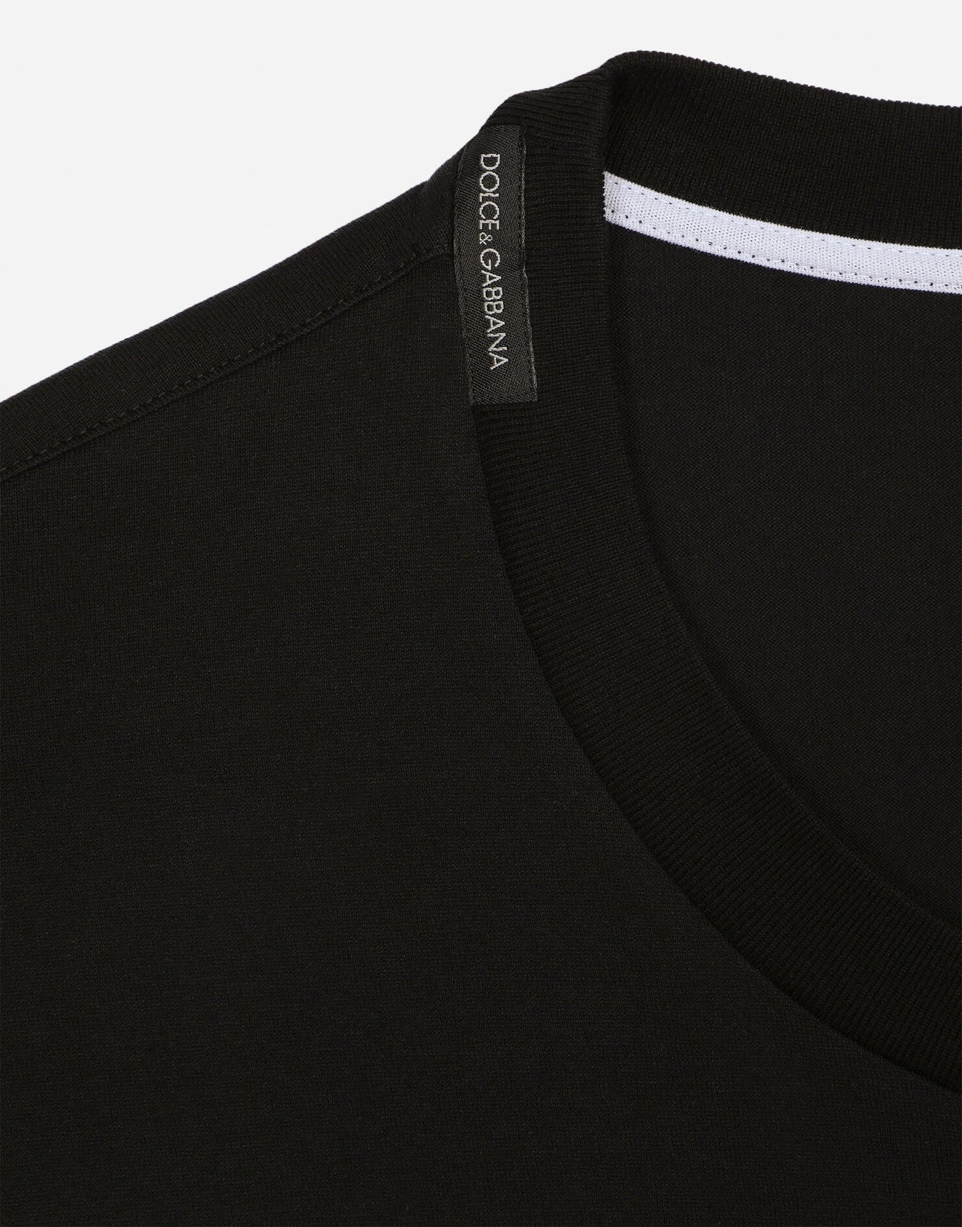 Dolce & Gabbana DG Milano Logo Print T-shirt in Black