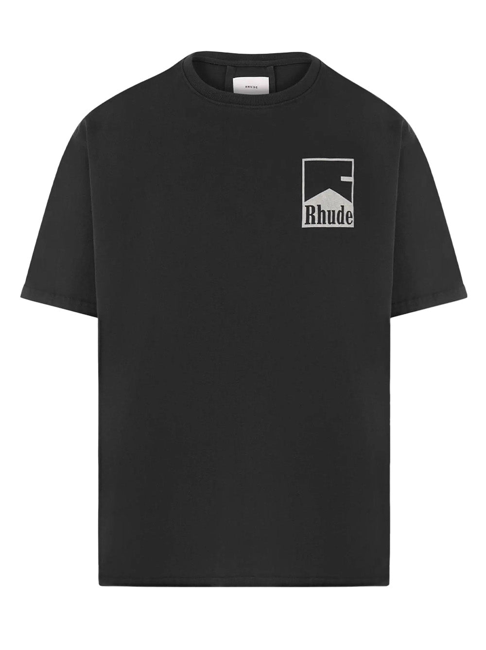 Rhude Chevron bedrukt boxy fit T-shirt in zwart