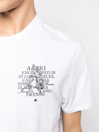 Amiri Precious Moments Printed T-Shirt in White