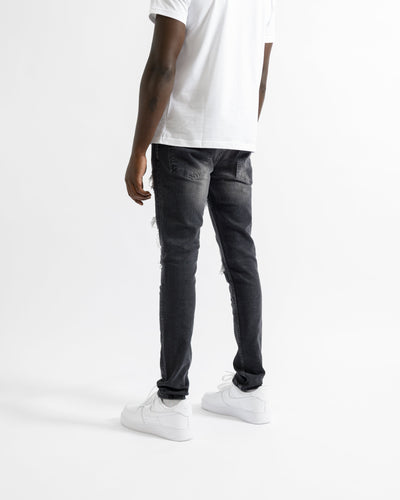 Magiri Nanterre gescheurde jeans met scheuren in grijs