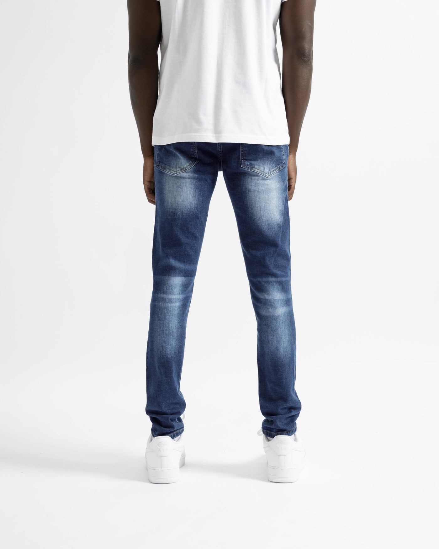 Magiri Montpellier gescheurde jeans met scheuren in blauw